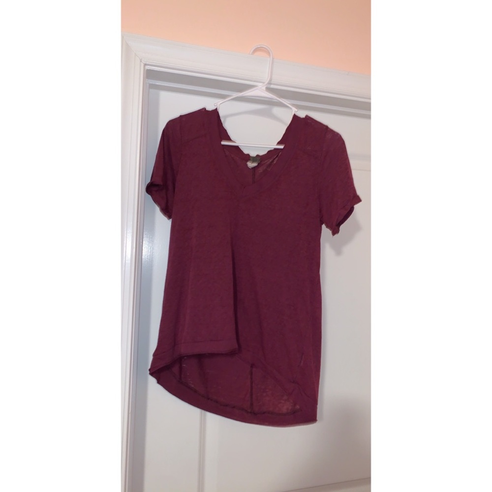 Urban Outfitters Maroon V-neck